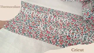 Miniature : ✨ Cricut - Personnaliser un textile avec du thermocollant - Personnalisation d'un tote bag