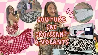 Miniature : On coud ensemble le Sac Croissant à volants 🥐 (tuto pas-à-pas pour les débutants)