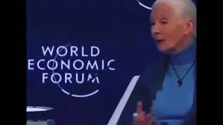 Miniature : jane goodall world economic forum world population