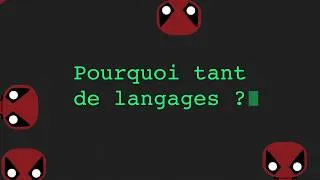 Miniature : La programmation #5 - Pourquoi tant de langages de programmation ?