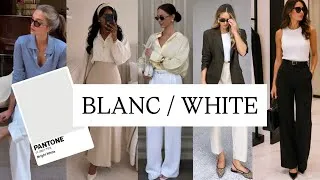 Miniature : Blanc : avec quelles autres couleurs porter le blanc pour des looks chics et élégants ? Manuela Miro
