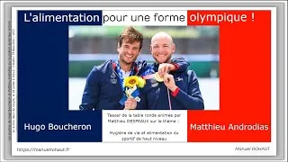 Miniature : TEASER conférence alimentation olympique Hugo Boucheron Matthieu Androdias - Beautysane (JO TOKYO)