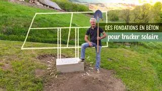 Miniature : #78. Des fondations en béton pour tracker solaire - quille de bateau