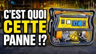 Miniature : GROUPE ÉLECTROGÈNE : Il broute et cale ! Qui est le COUPABLE ? (Copie GX200)