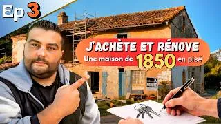 Miniature : J'achète et rénove une maison de 1850en pisé - épisode 3