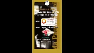 Miniature : MPaM : prévention santé par le massage personnalisé chez Harmonie Mutuelle avec EndoZen (HD)