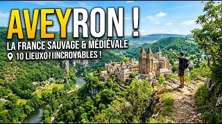 Miniature : Carte de l'Aveyron : Géographie, Causses Sauvages et Viaduc de Millau