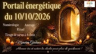 Miniature : PORTAIL ÉNERGÉTIQUE DU 10/10/2026 ✨ Numérologie, Ancrage & Tirage à 4 Choix