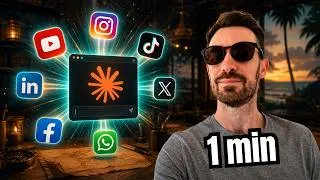 Miniature : Je publie sur tous mes réseaux en 1 message (avec Claude Code)