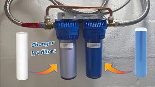 Miniature : 🚰 CHANGER LES FILTRES SUR PORTE FILTRES À EAU DANS UN RÉSEAU DOMESTIQUE