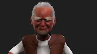 Miniature : Old Man (CC3+ character)