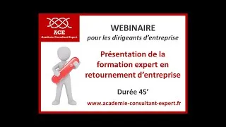 Miniature : Webinaire - formation dirigeants - retournement d'entreprise