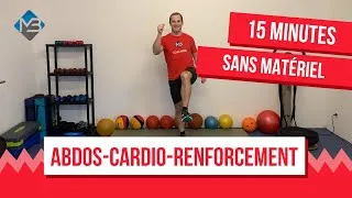 Miniature : 15 MINUTES DE SPORT A LA MAISON - ABDOS CARDIO RENFORCEMENT