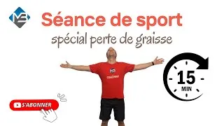 Miniature : SÉANCE SPORT 15 MINUTES – PERTE DE POIDS (SANS MATÉRIEL)