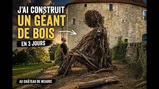 Miniature : 3 JOURS POUR CONSTRUIRE CE GÉANT DE BOIS | Land Art au Château de Meauce