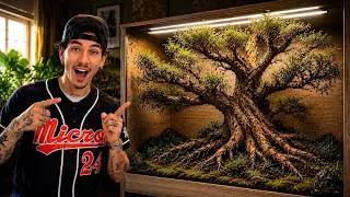 Miniature : Je créé un arbre GÉANT dans un terrarium et je te l'offre ! (10K abonnés)