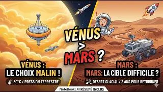 Miniature : Vénus vs Mars : Pourquoi Vénus est la meilleure étape avant Mars ?
