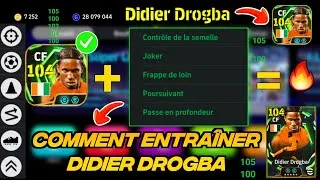 Miniature : Comment Entraîner DIDIER DROGBA 104 sur eFootball 2026 Mobile | Entraîner ses Joueurs sur eFootball