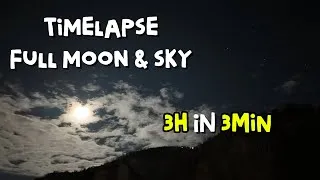 Miniature : Pleine Lune au-dessus des Alpes Suisses, Valais, Timelapse Nuit 4K