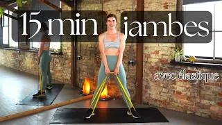 Miniature : 15min Bas Du Corps Avec Un Elastique - Exercice de musculation pour les jambes et fessiers