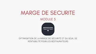 Miniature : Productivité financière, l'outil Main d'Oeuvre pour optimiser la marge de sécurité