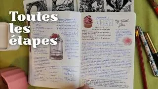 Miniature : Un tirage de tarot dans mon journal