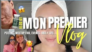 Miniature : Mon premier Vlog!: عملت Peeling 😱✨❤️working days, new bedroom, meetup with a fan🥰👰🏻‍♀️, news…,
