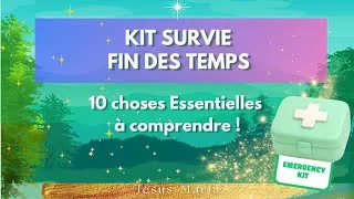 Miniature : Vivre En Dieu, Kit Survie, Préparer Fin des Temps Jésus 