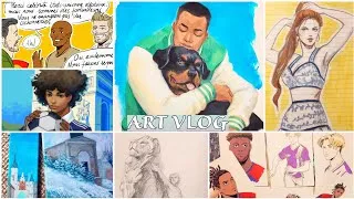 Miniature : What I drew in a month | June art vlog 2026