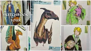 Miniature : Sketchbook Tour | Fantasy Animals Theme