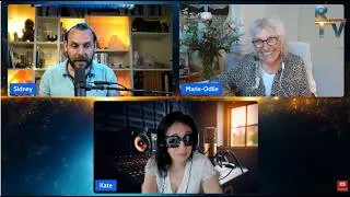 Miniature : 🧑‍🤝‍🧑La réalité des médias et du traitement de l’info : Kate (TV) parle avec Sidney et Marie-Odile