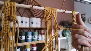 Miniature : Apprendre les bases du macramé avec 5 noeuds (5 basic macrame knots)