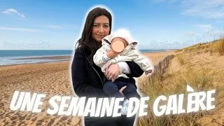 Miniature : PREMIÈRES VACANCES EN FAMILLE 😅 | Bébé pleure, papa râle, maman craque... | Vlog | Marie Cvy