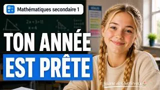 Miniature : Plan de cours annuel mathématiques Sec 1 – Progression complète MOIS PAR MOIS – Marie de Charlevoix🌷