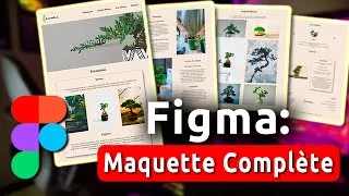 Miniature : Tuto Figma : Design d’un Site Web de A à Z 🌿