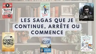Miniature : Mes sagas que je continue, arrête ou commence ✨