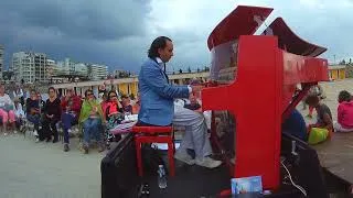 Miniature : Concert de piano plage du Touquet Paris Plage