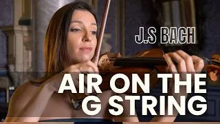 Miniature : BACH - Air on the G string | Violin and piano cover