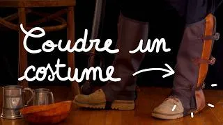 Miniature : Je crée un costume de GN en DIY sans patron : les chaps médiévales