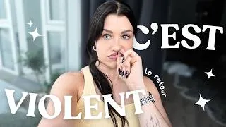 Miniature : UN RETOUR UN PEU VIOLENT 😓 | Insultée en public, Bilan des vlogs & Grwm