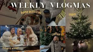 Miniature : WEEKLY VLOGMAS 🎄 on fait le sapin, girls coffee dates, peinture de Noel ... ♡