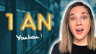 Miniature : Mon BILAN après 1 an à parler d'ÉCRITURE sur YOUTUBE