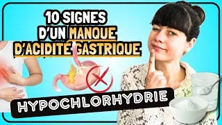 Miniature : 🟠 HYPOCHLORHYDRIE : 10 signes d’un MANQUE D’ACIDITÉ gastrique + mes solutions naturelles !