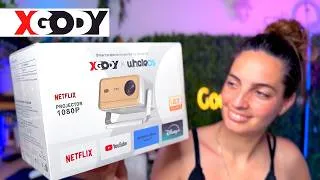 Miniature : XGODY N6 Pro le mini Vidéo projecteur  Autofocus, Correction Trapézoïdale Auto