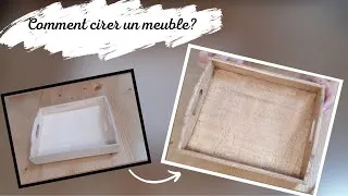 Miniature : Comment cirer un meuble avec la cire Libéron? DIY (relooker un meuble)