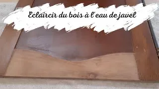 Miniature : [TEST] Je teste l'eau de javel pour éclaircir du bois (chêne)