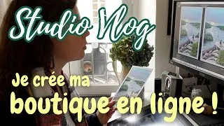 Miniature : Studio vlog Novembre : Ouverture de ma boutique d'illustrations en ligne !