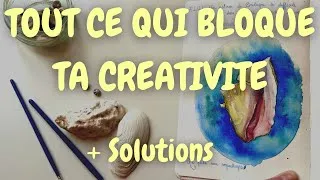 Miniature : Les 9 raisons qui t'empêchent de dessiner ou peindre (art block) et comment les surmonter