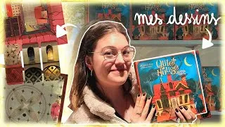 Miniature : Je reçois le jeu QUIET HOUSE que j'ai illustré ! #drawing