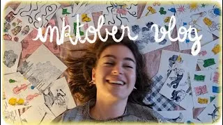 Miniature : 1 dessin par jour pendant 31 jour ! Inktober 2024 #vlog